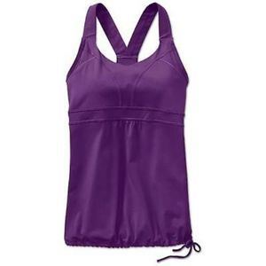 Athleta Horizon Tank in Eggplant Purple XS